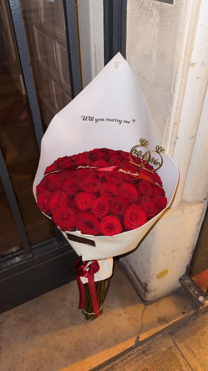 Bouquet Demande en Mariage - MDFLOWERS