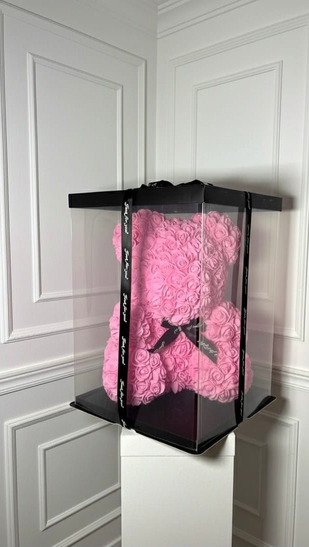 Coffret Ourson Eternelle Pink XL - MDFLOWERS