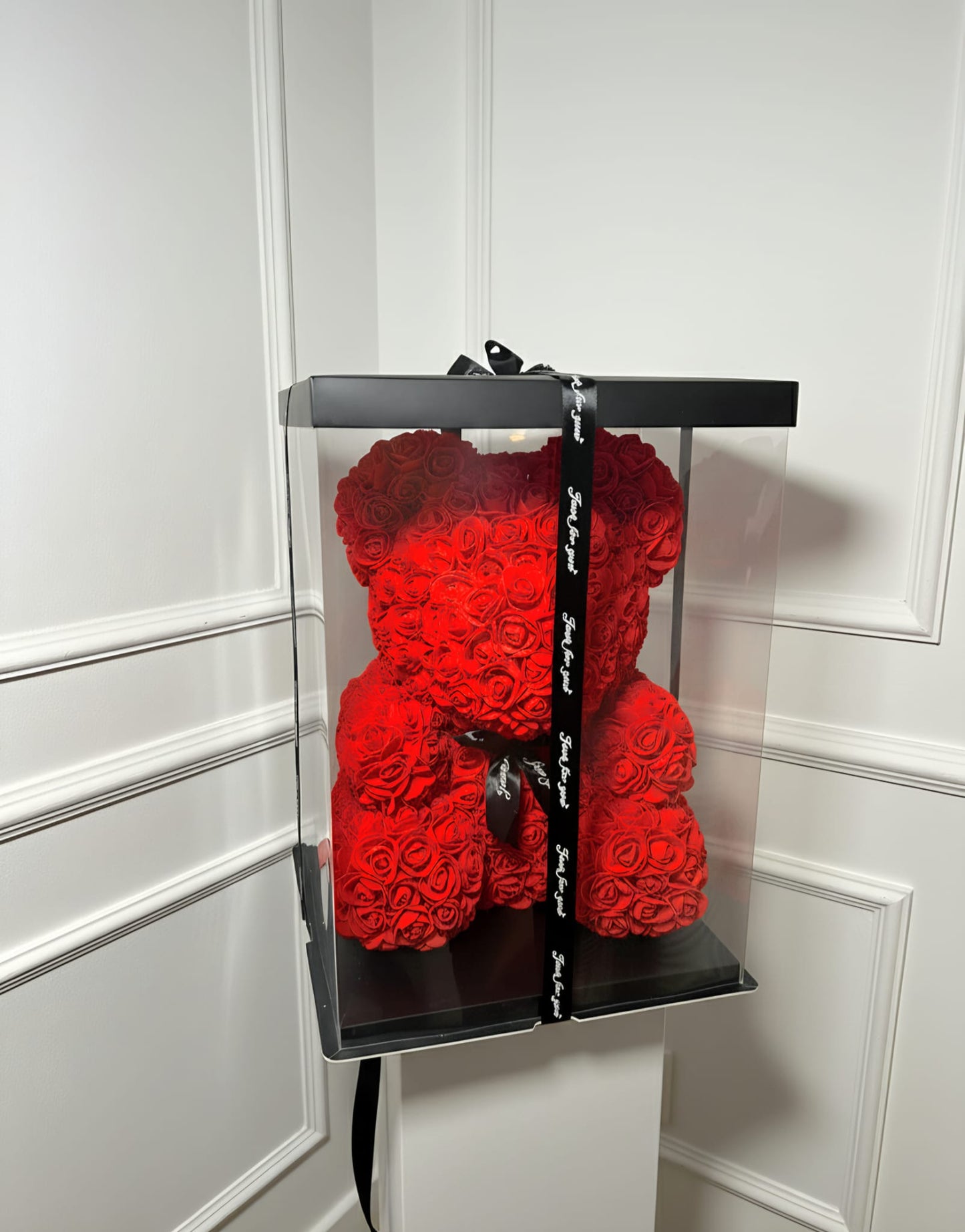 Coffret Ourson Eternelle Red XL - MDFLOWERS