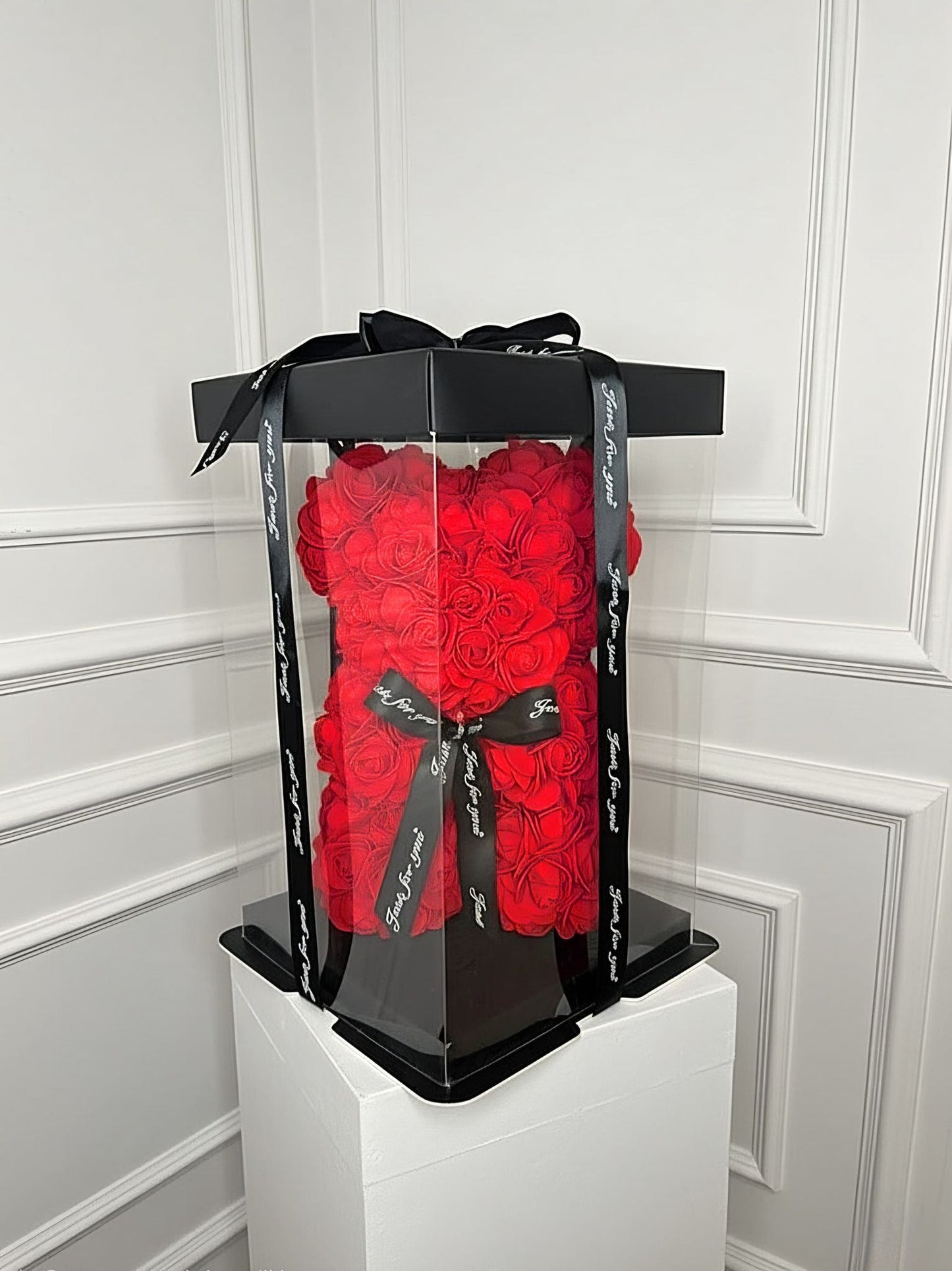 Coffret Ourson Red - MDFLOWERS