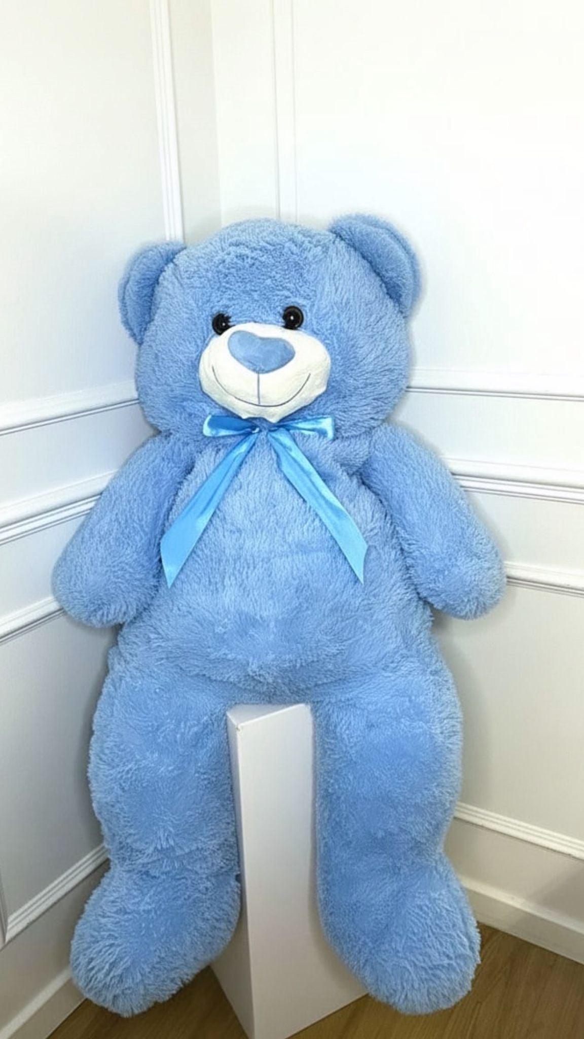 Teddy Bleu 1m - MDFLOWERS