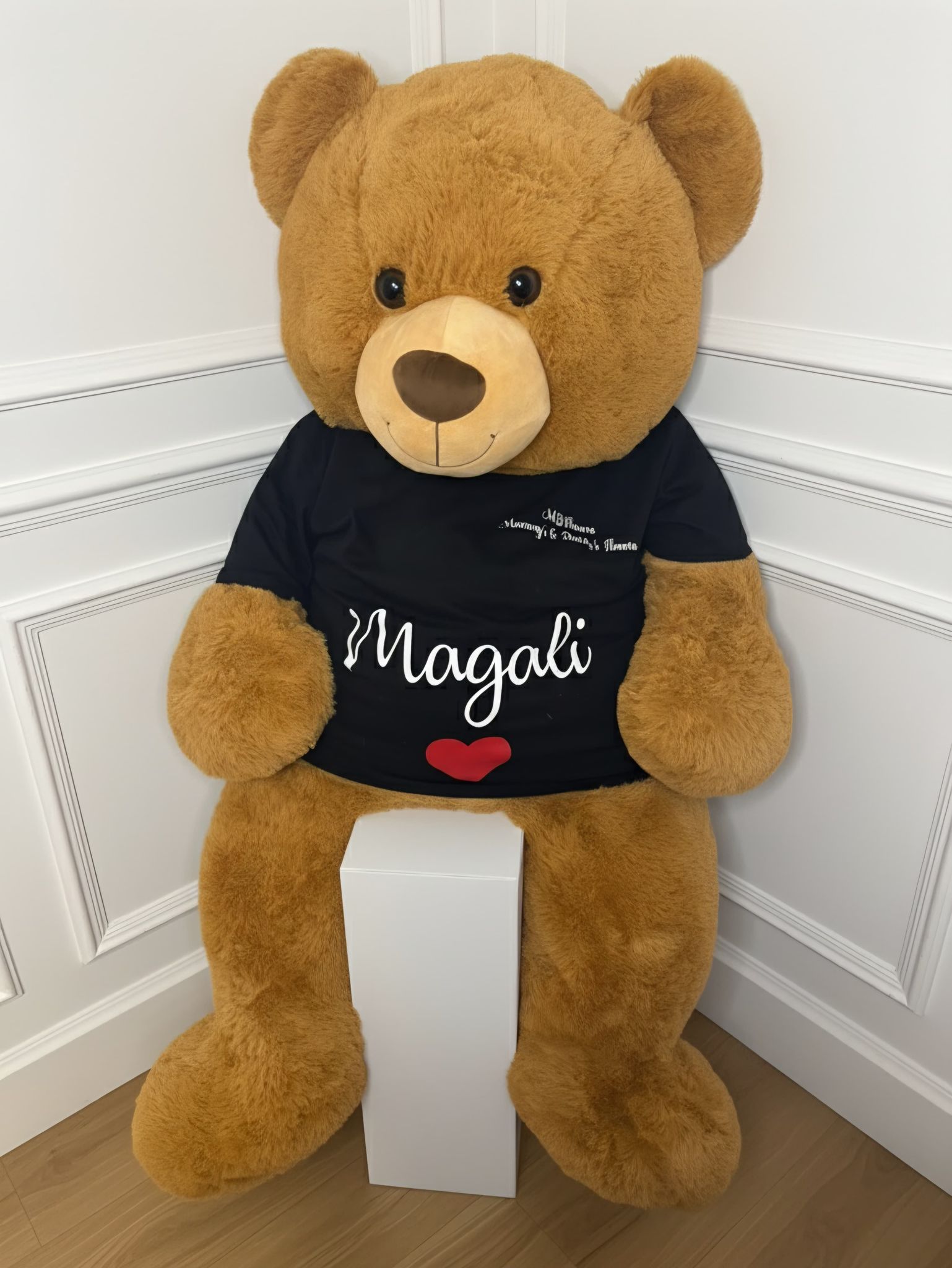 Teddy Brown 1m30 avec T-shirt - MDFLOWERS